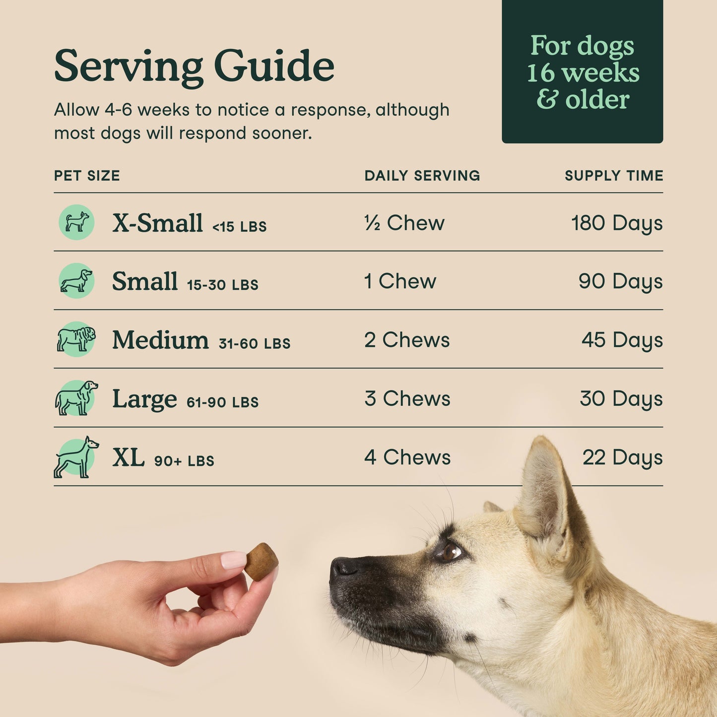 Hip + Joint Support for Dogs(90 Chews)